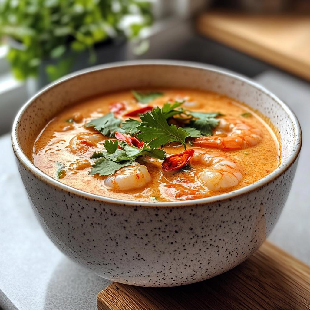 15-Minute Prawn & Coconut Soup - detail 1
