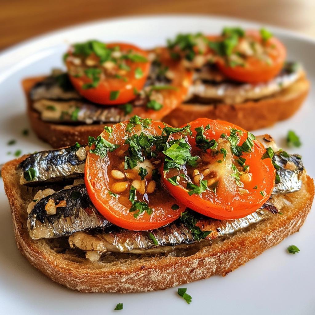 15-Minute Sardines & Tomatoes on Toast - detail 1