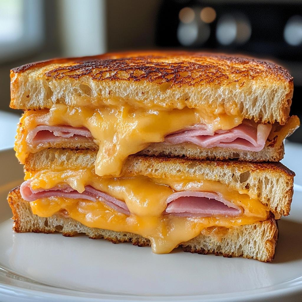 Air Fryer Cheese & Ham Toastie