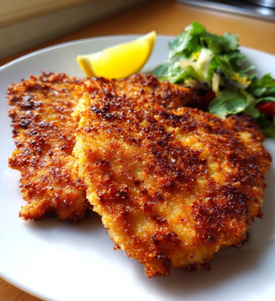 Air Fryer Chicken Schnitzel