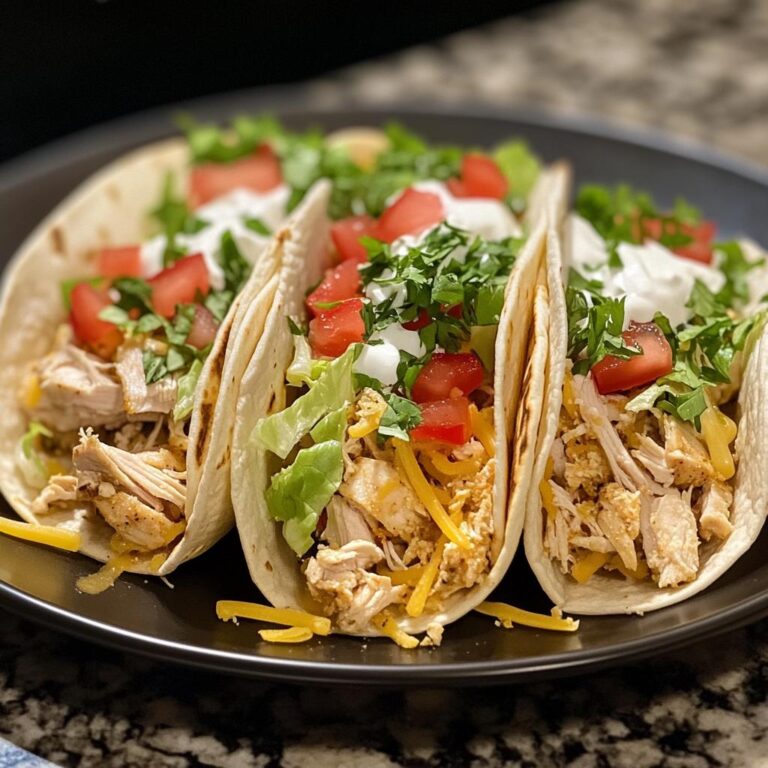 Easy Chicken Tacos