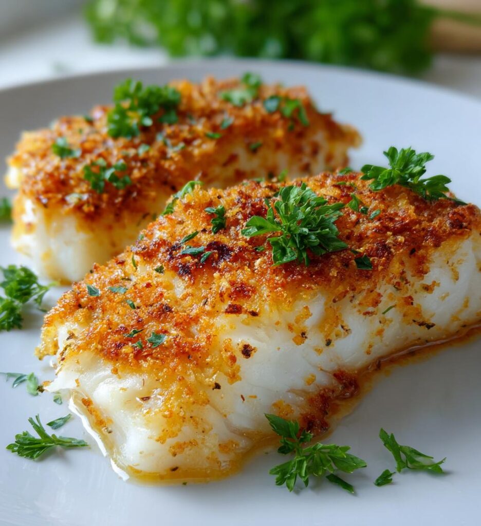Parmesan Baked Cod
