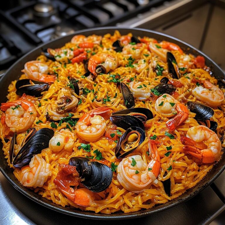 Seafood Fideuà Paella