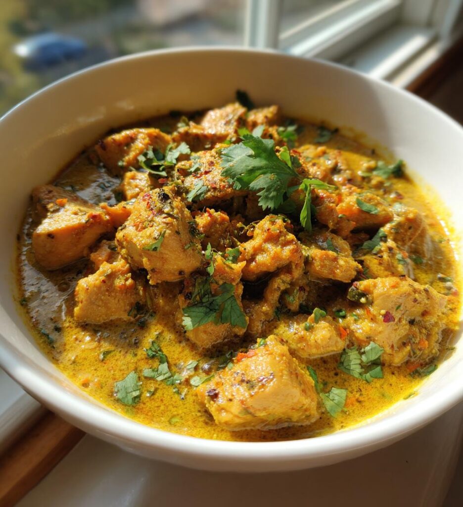 keto coconut curry chicken