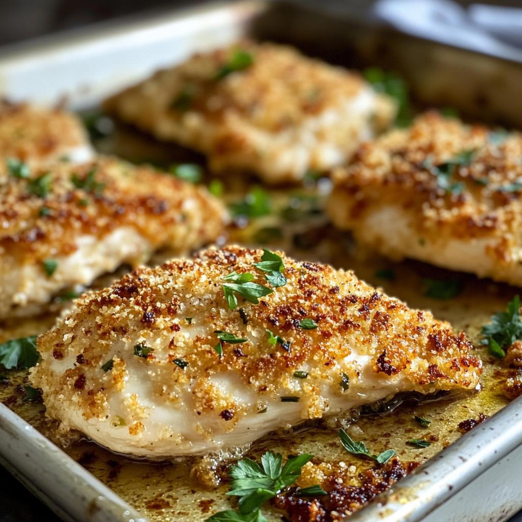 parmesan crusted chicken sheet pan