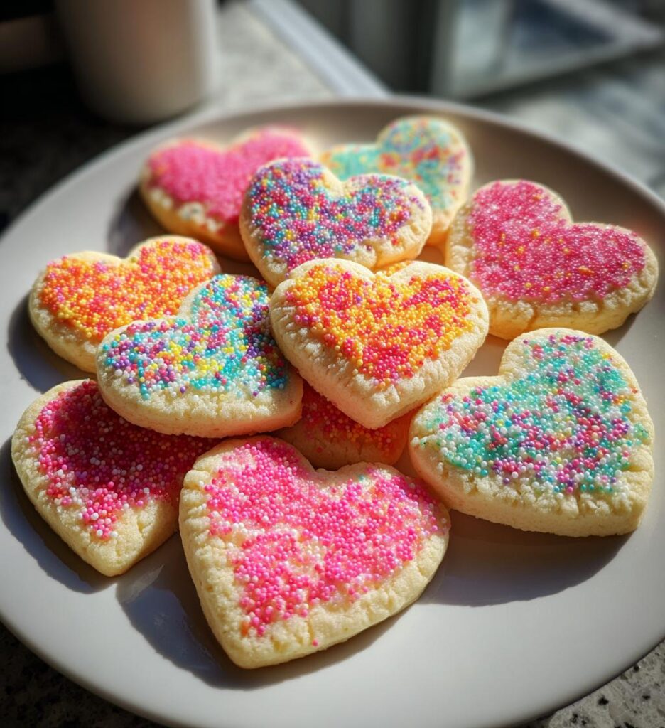 valentines day sugar cookies