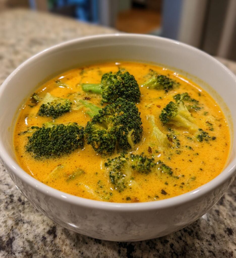 best cheddar broccoli soup
