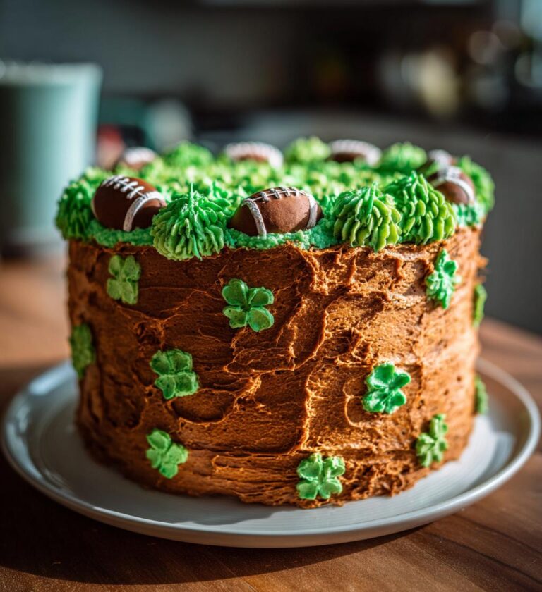 birthday cake football theme