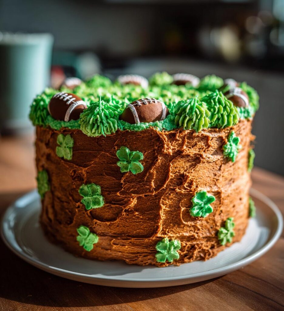 birthday cake football theme