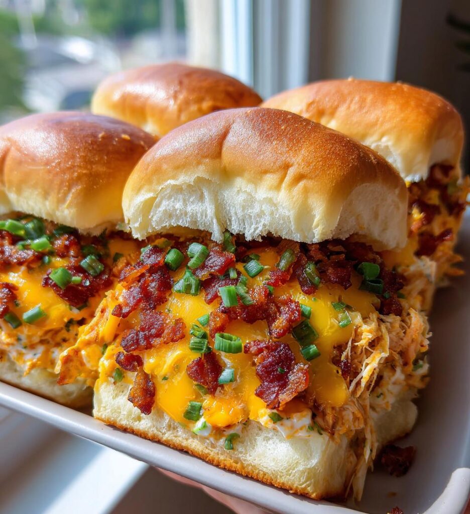 chicken bacon ranch sliders