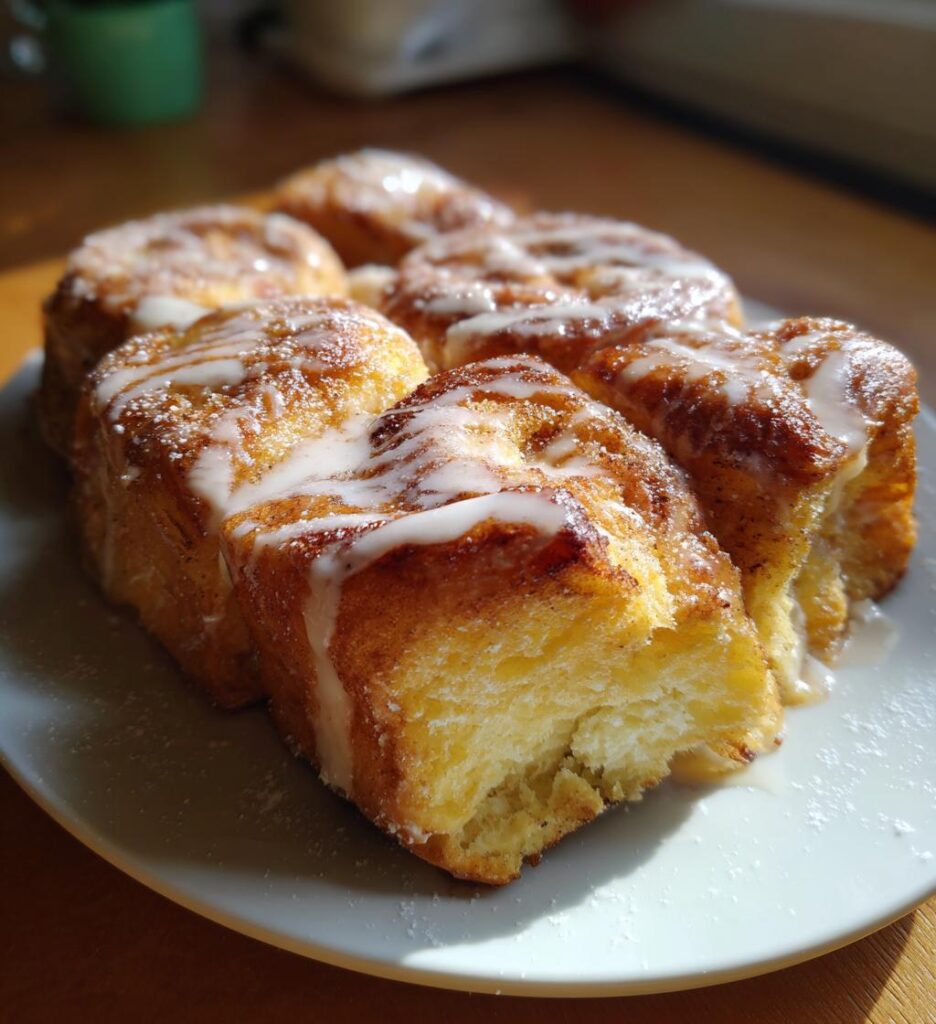cinnamon roll french toast rolls