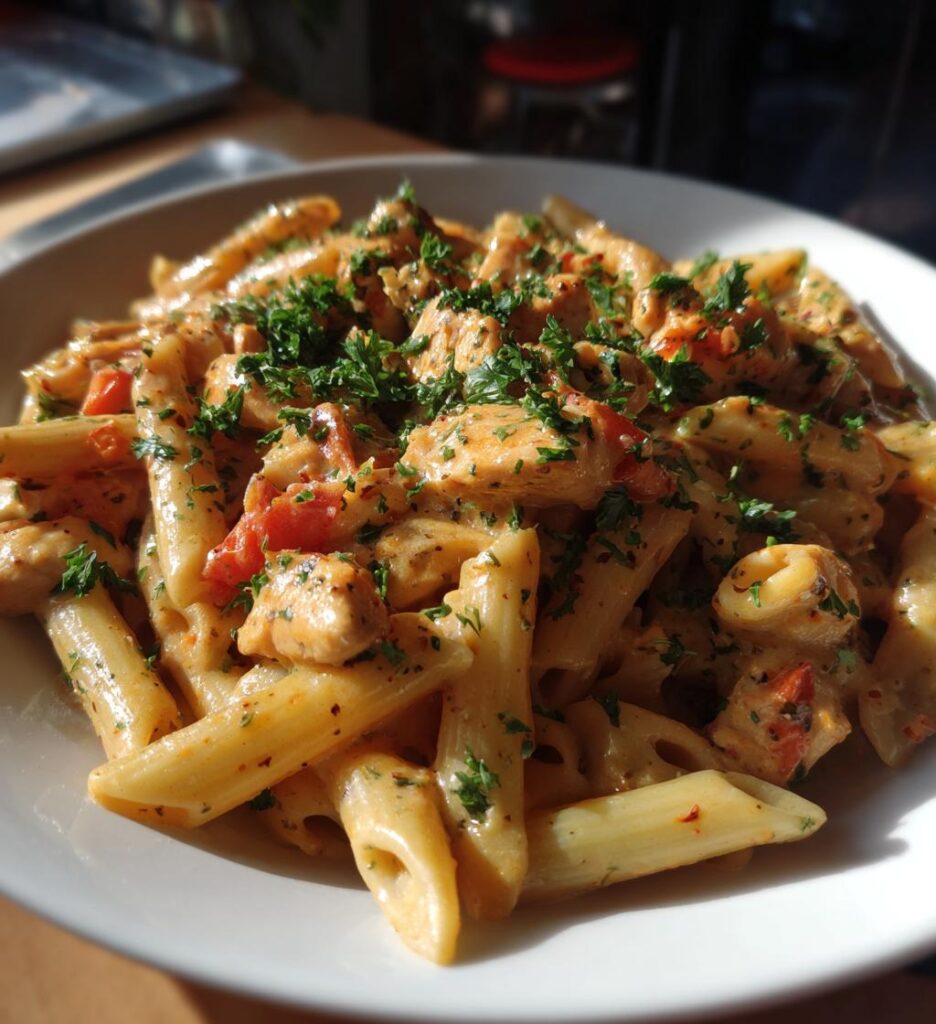 crac chicken penne