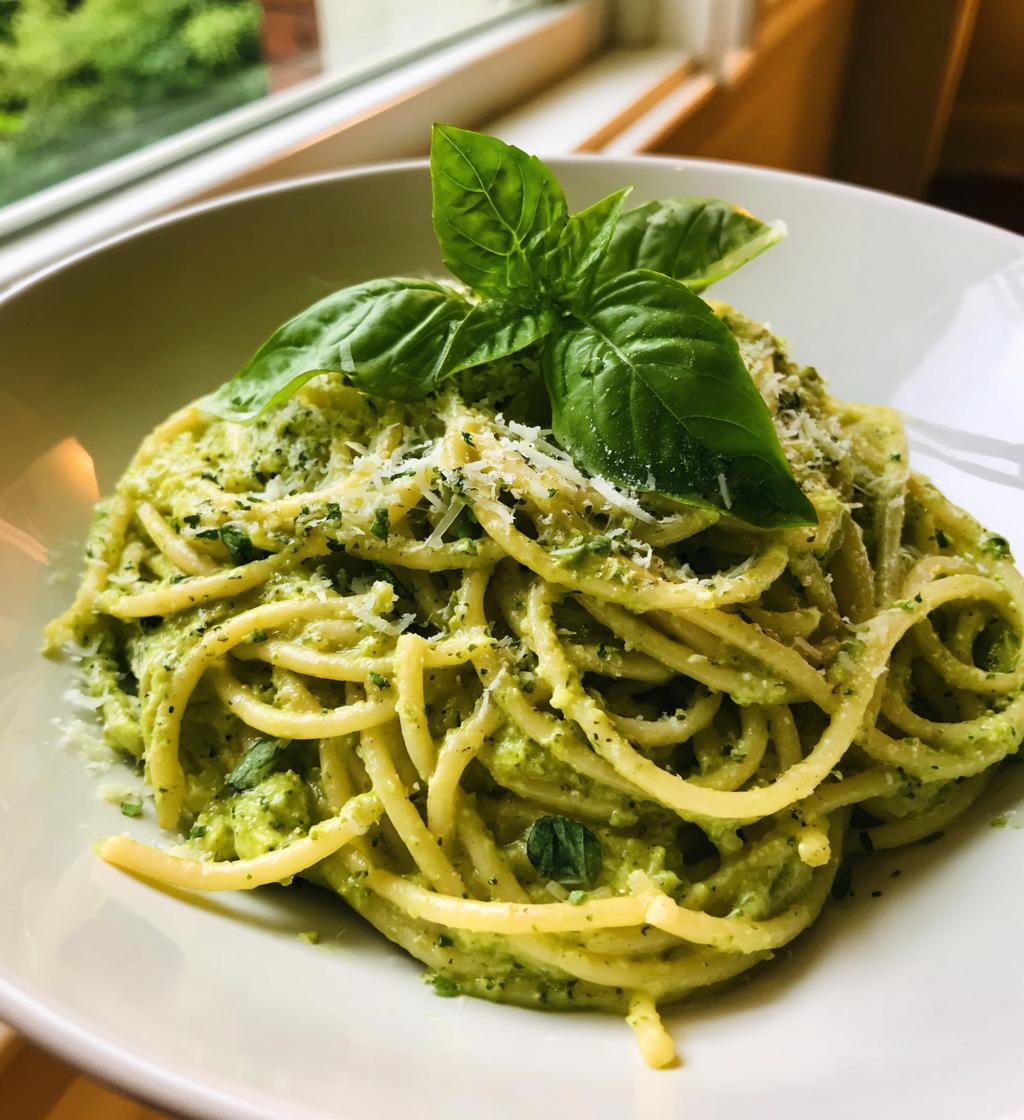 creamy avocado pasta