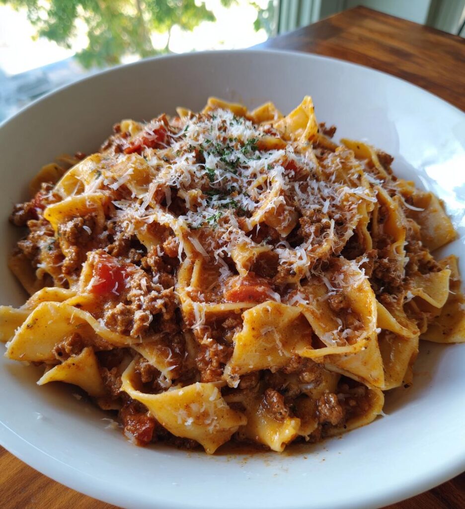 creamy slow cooker beef pasta