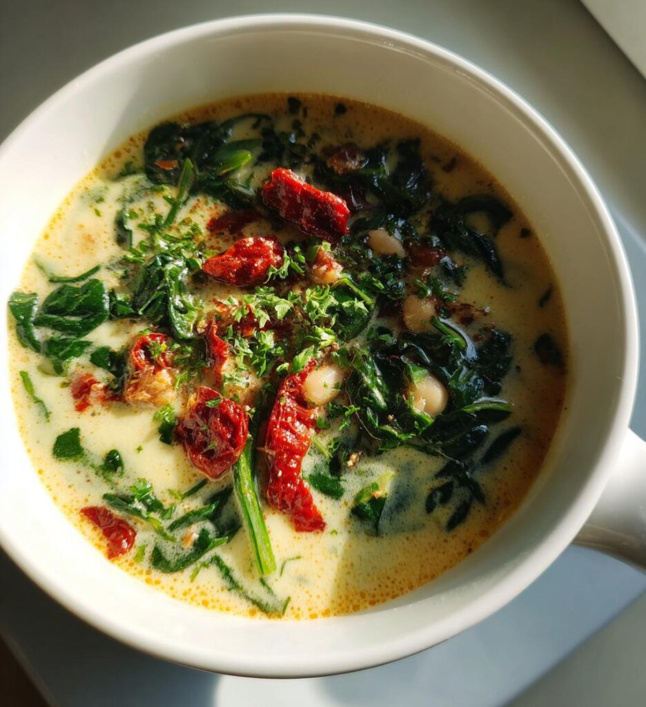 creamy tuscan white bean soup