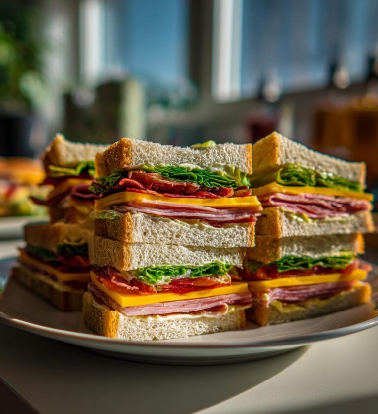 easter party food: Mini Sandwiches
