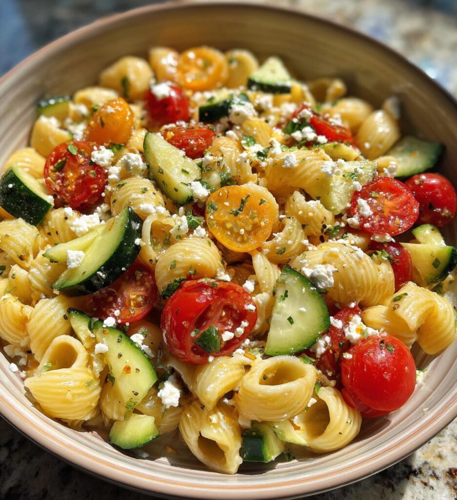 easy summer meals: Cold Pasta
