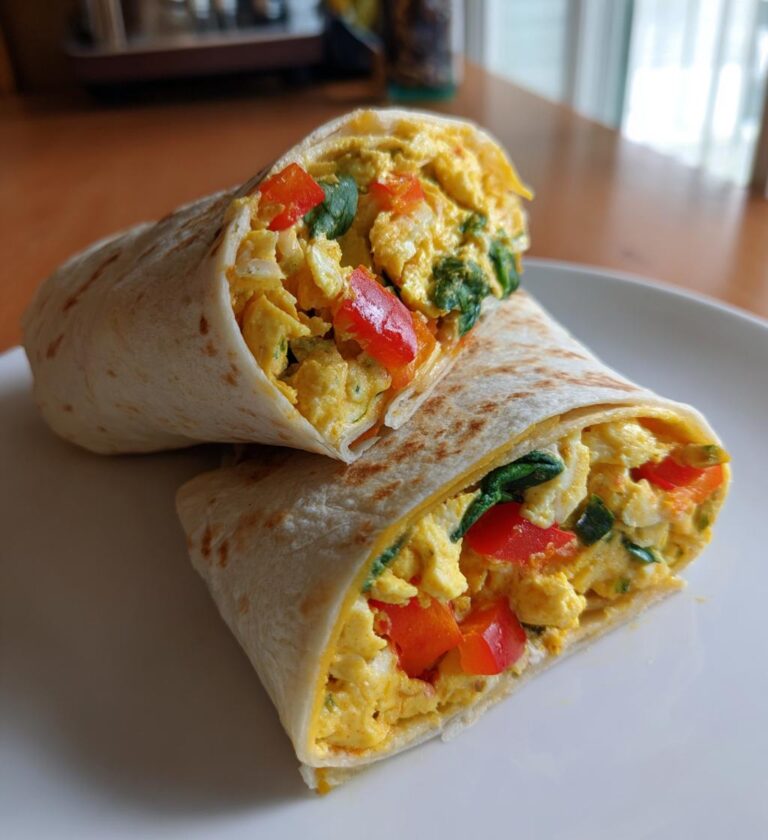 easy summer meals: Egg Wrap