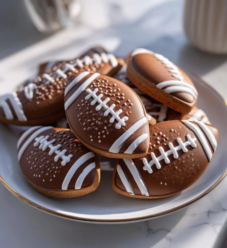 football cookies