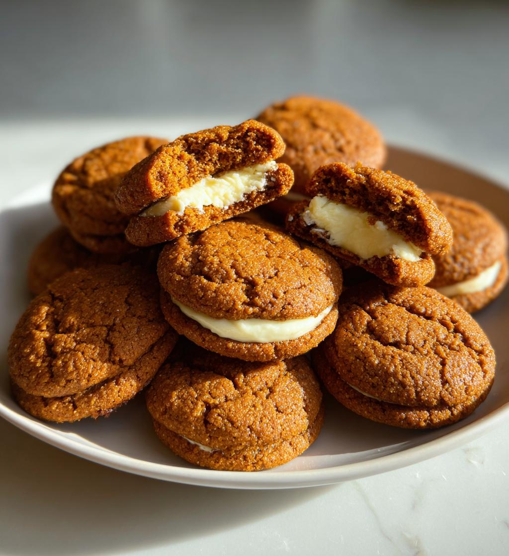 gingerbread cheesecake cookies
