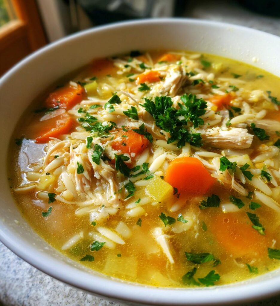 greek lemon chicken soup