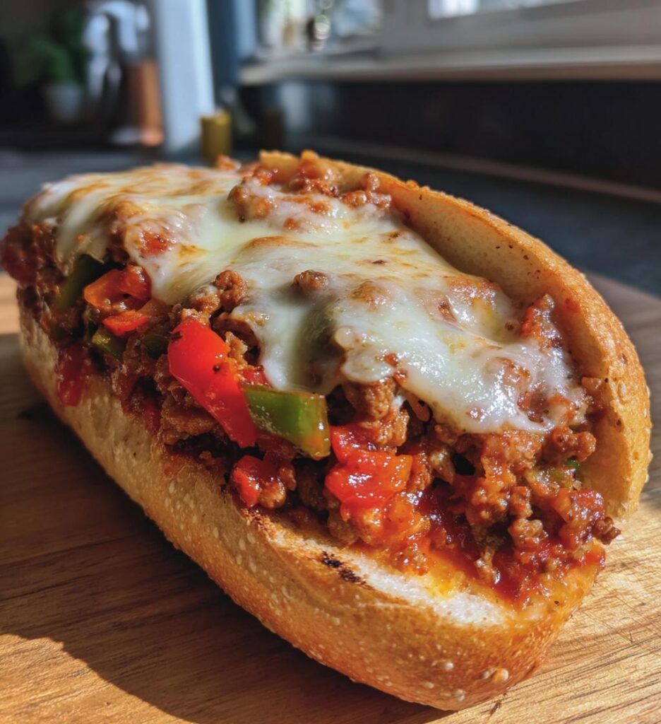 italian sloppy joe sandwich