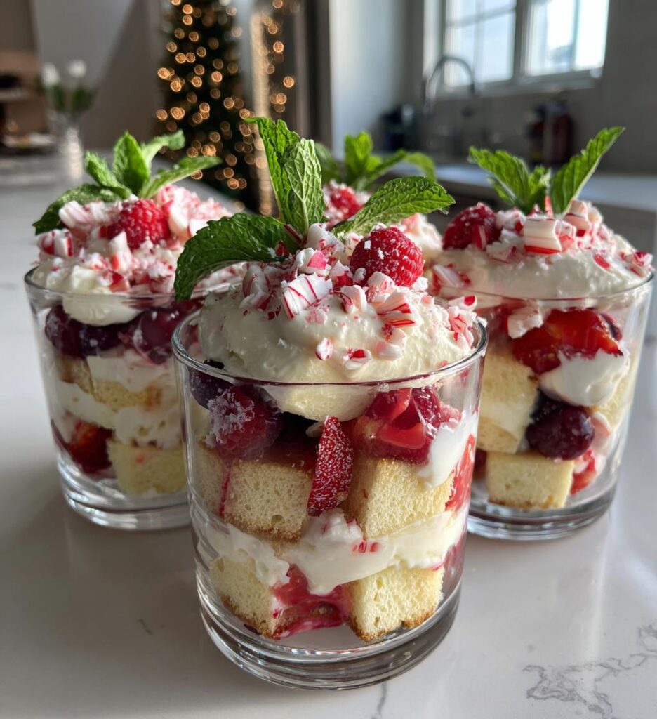 mini christmas trifles