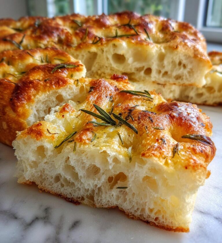 omemade focaccia bread