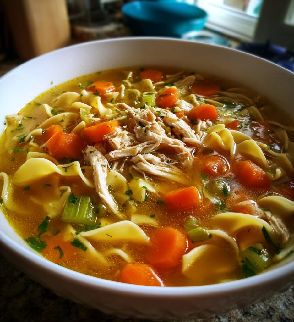 rotisserie chicken noodle soup