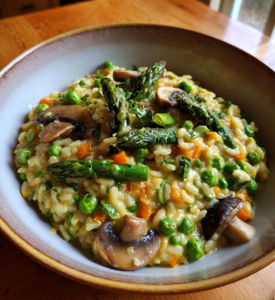 spring dinner: Veggie Risotto