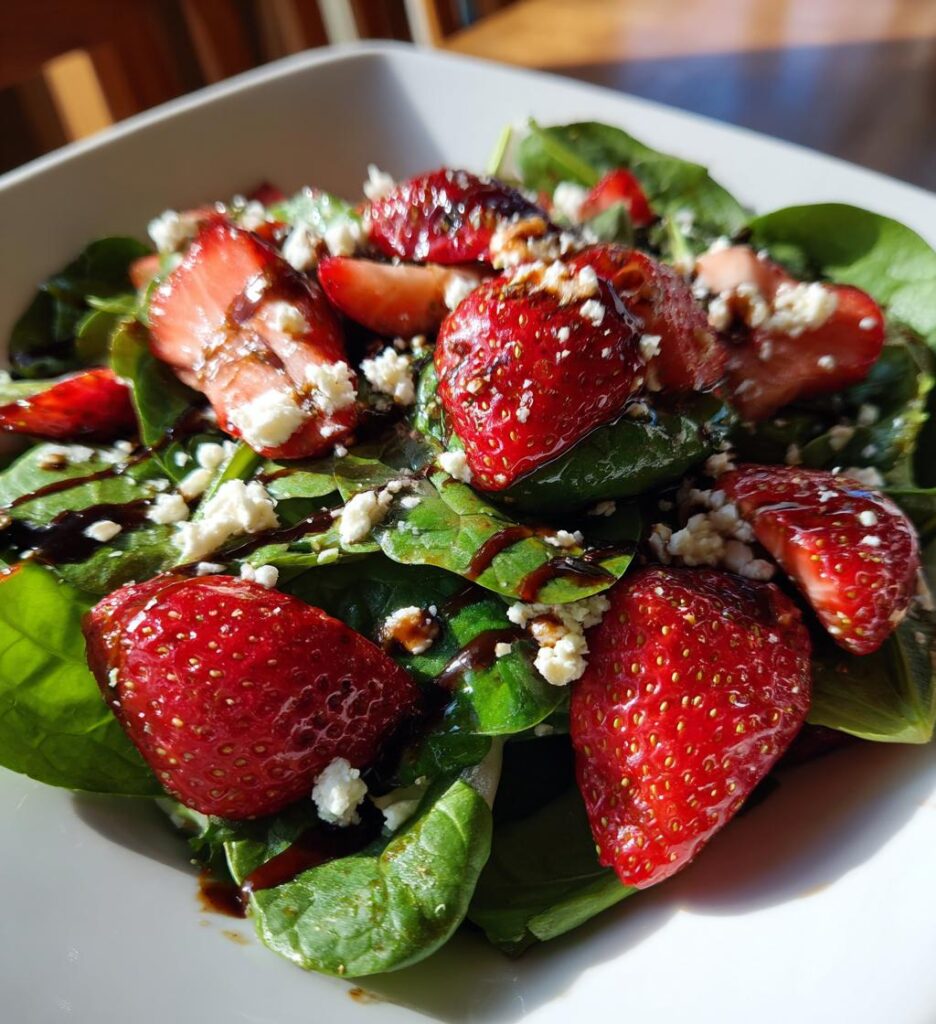 spring salads: Strawberry Spinach Salad