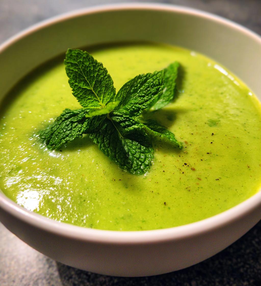 spring soup: Pea Soup