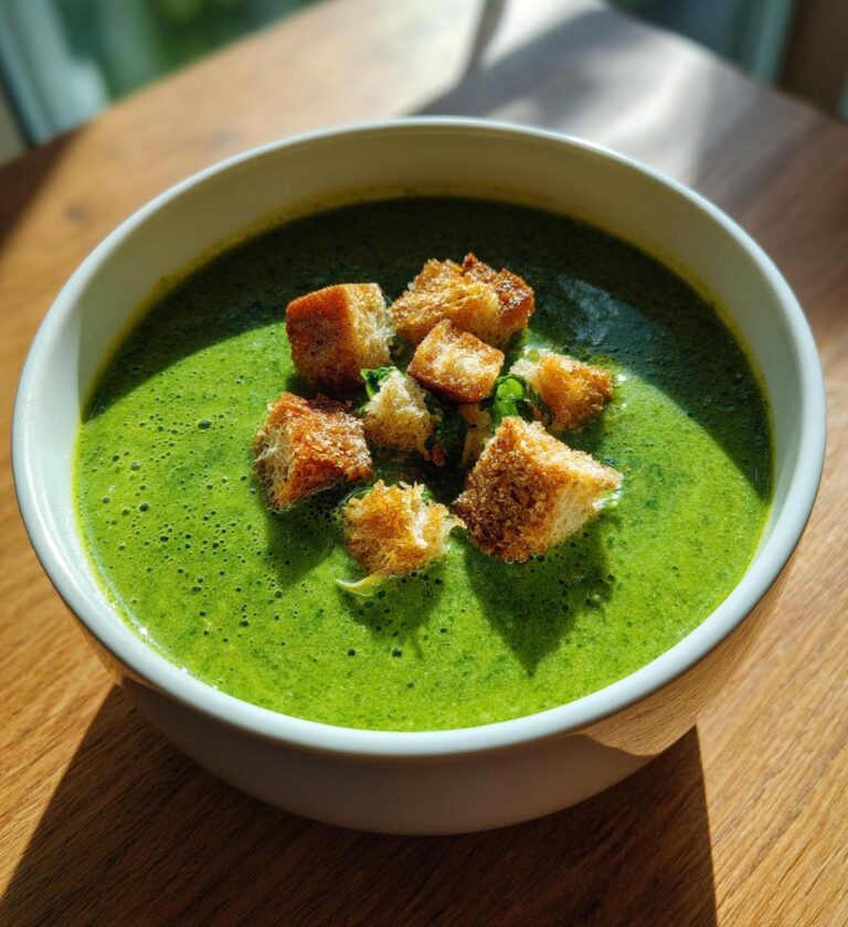 spring soup: Spinach Soup