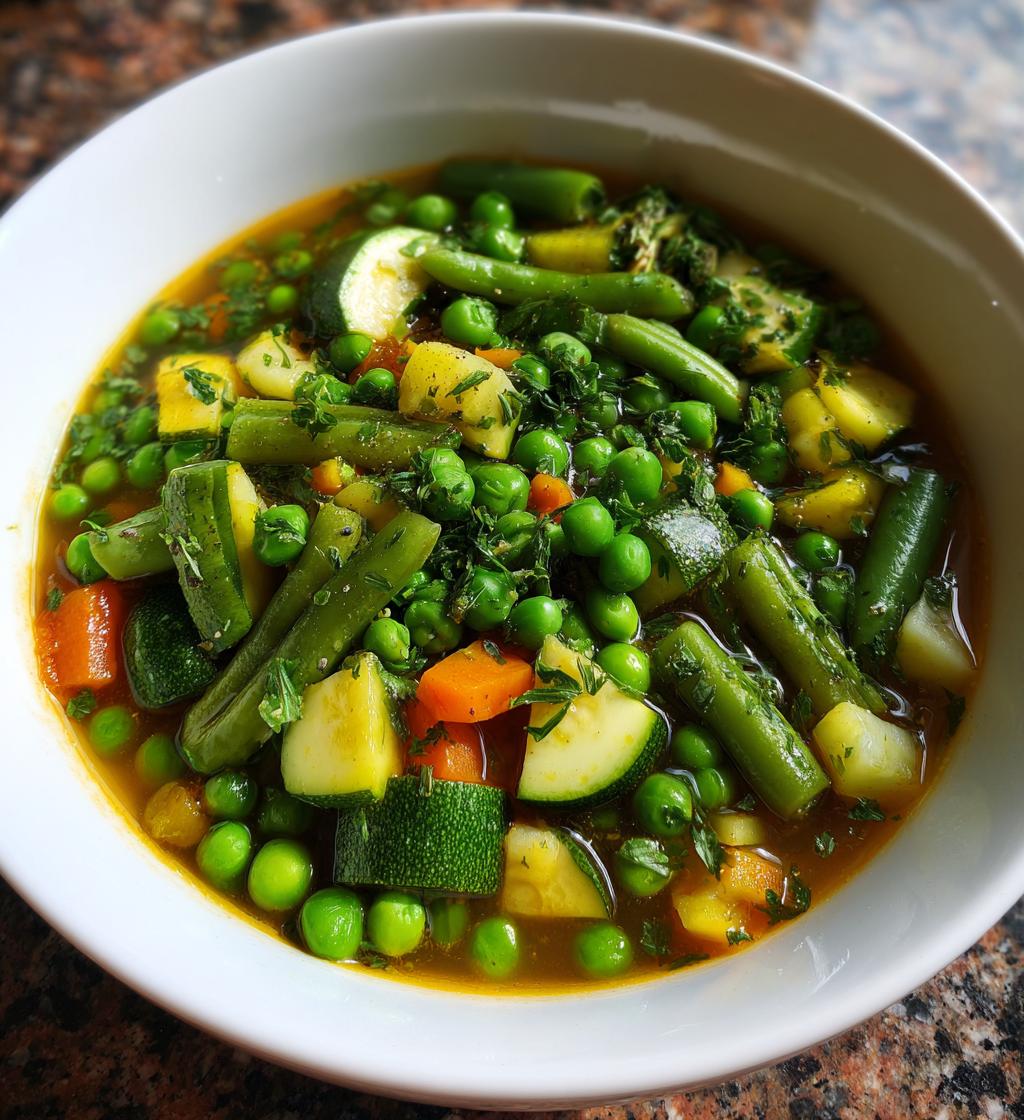 spring soup: Vegetable Soup