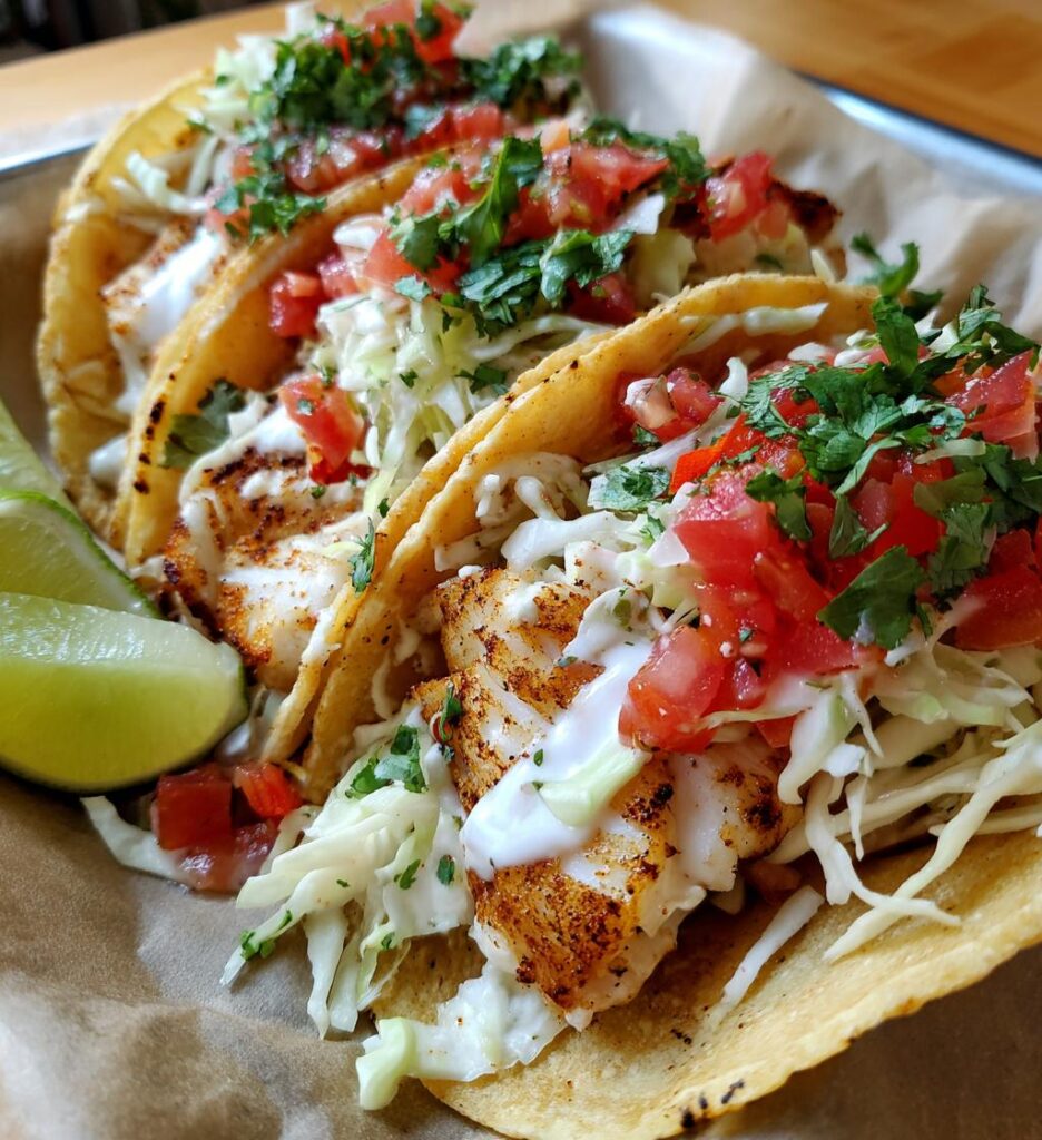 summer dinners: Fish Tacos
