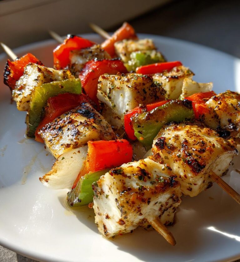 summer meals dinner: Fish Skewers
