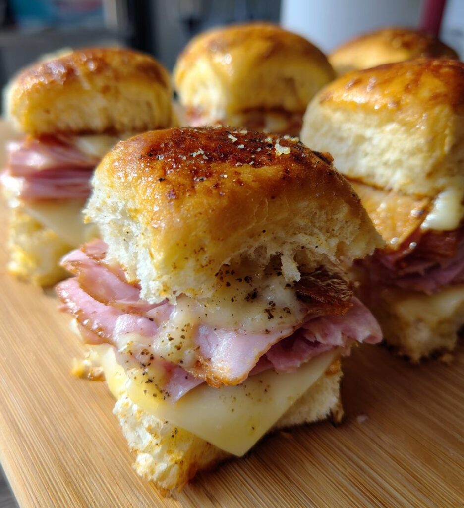 super bowl ham and cheese sliders