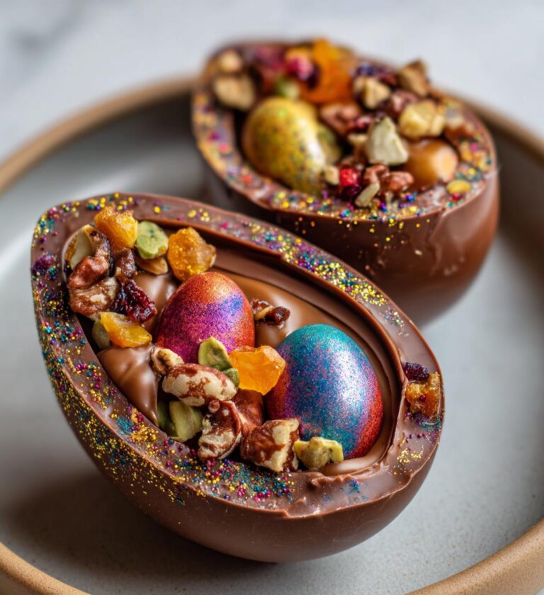 filled chocolate easter eggs ideas
