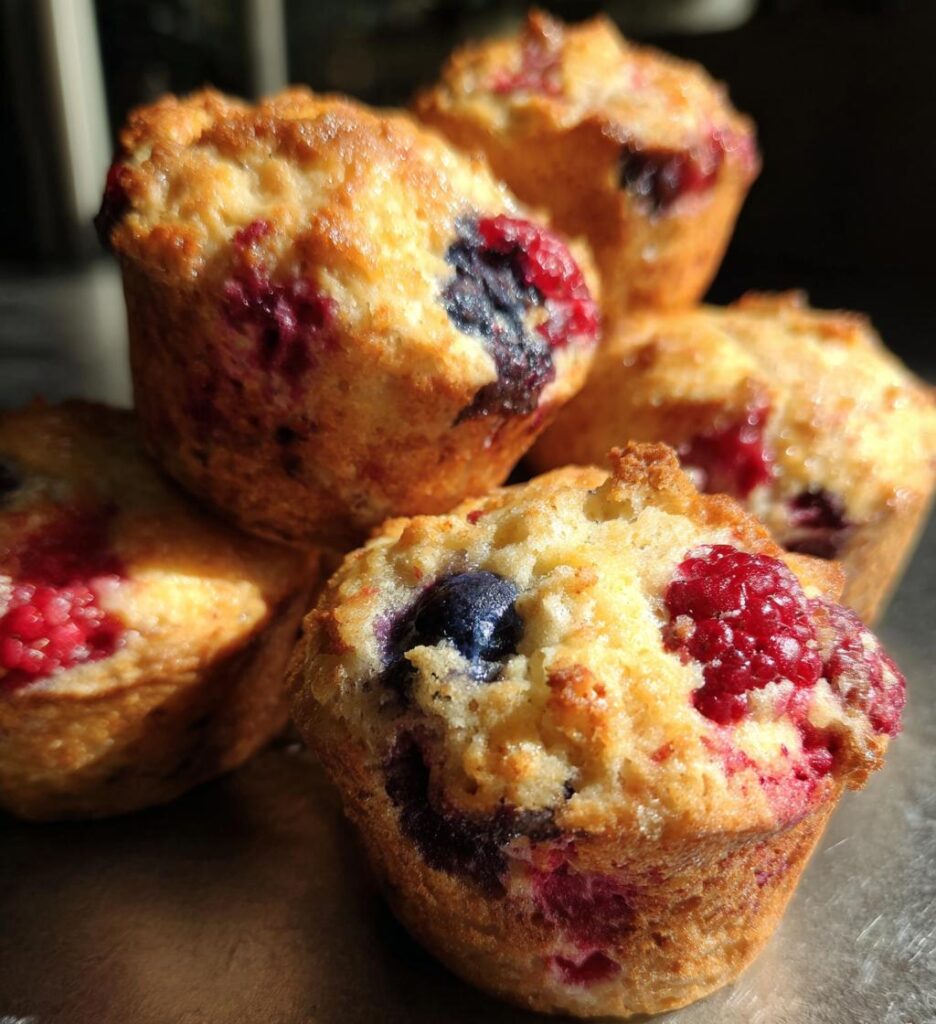 healthy breakfast muffins protein powder