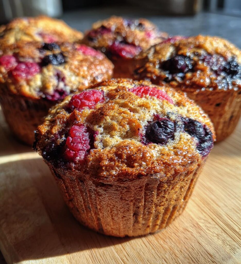 healthy breakfast protein muffins