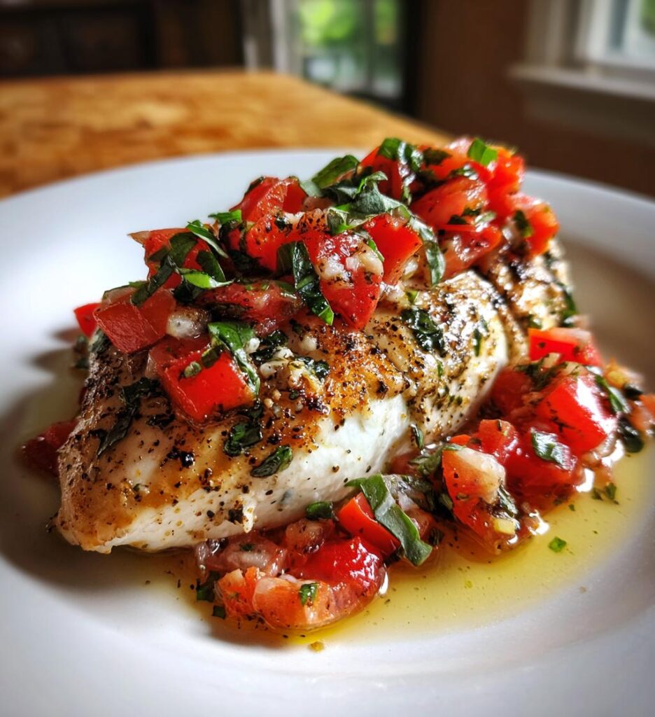 Caprese Stuffed Chicken