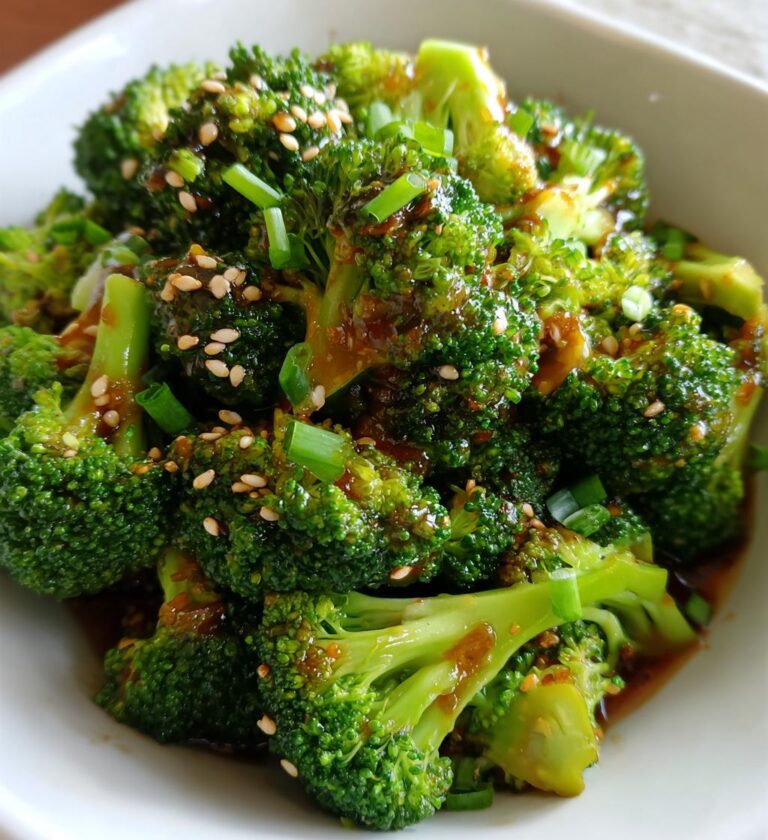 Cold Sesame Broccoli Salad