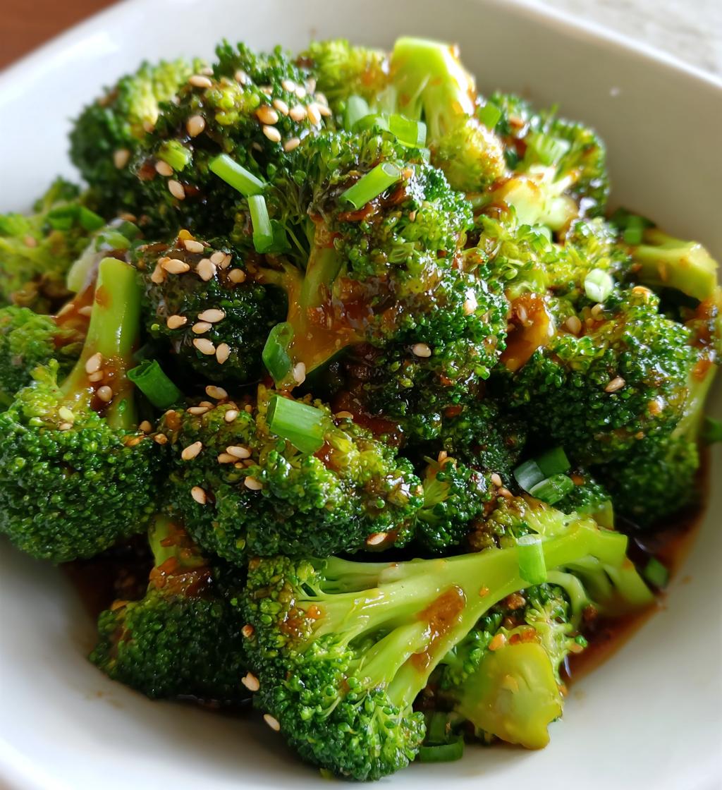 Cold Sesame Broccoli Salad