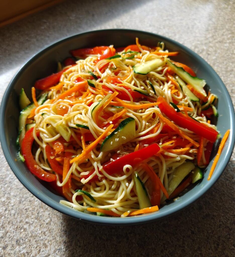 Cold Sesame Noodle Salad