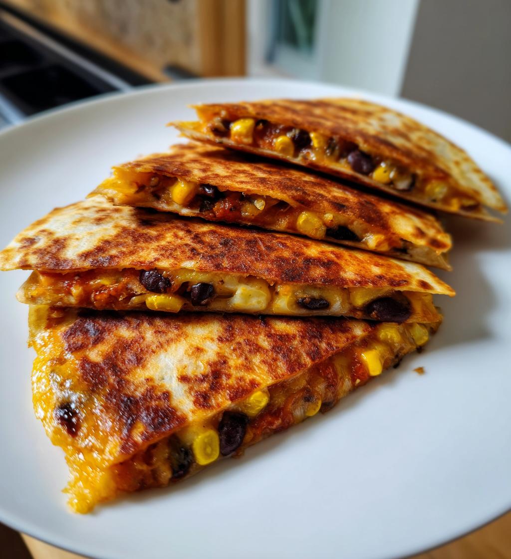 Corn & Black Bean Quesadillas