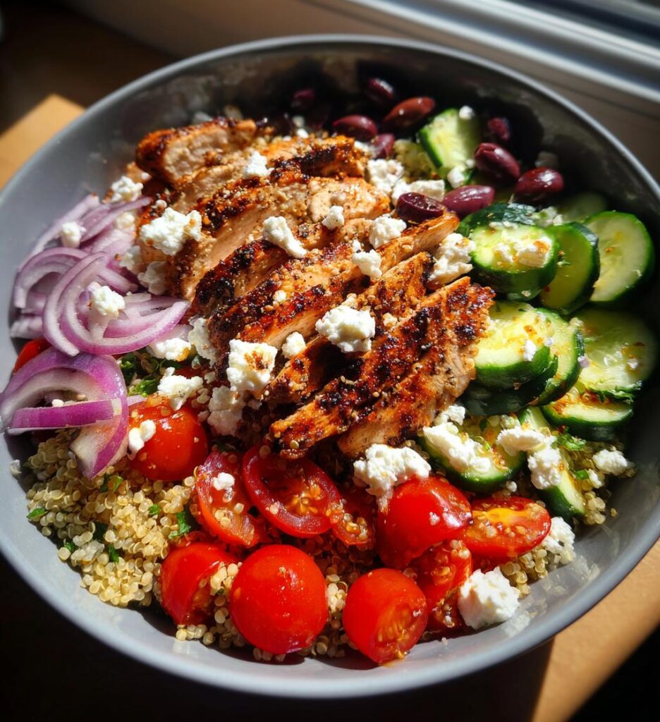 Greek Chicken Bowls