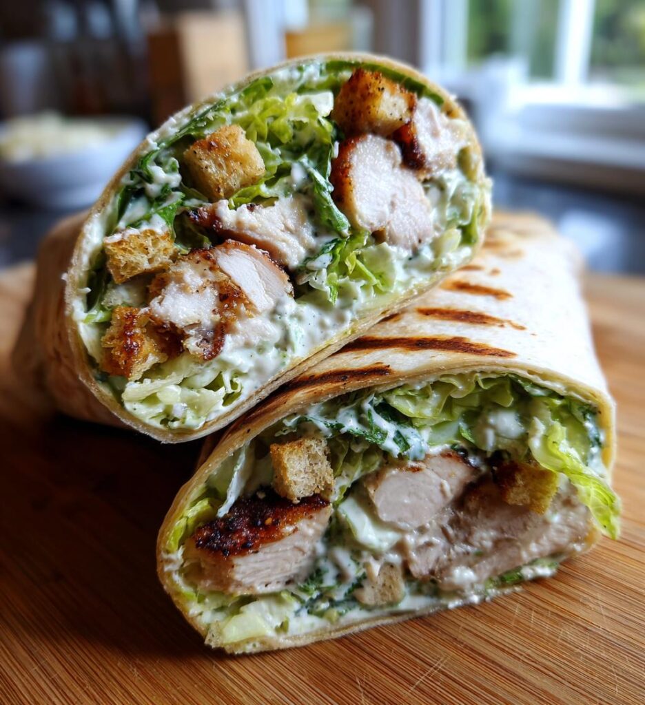 Grilled Chicken Caesar Wraps