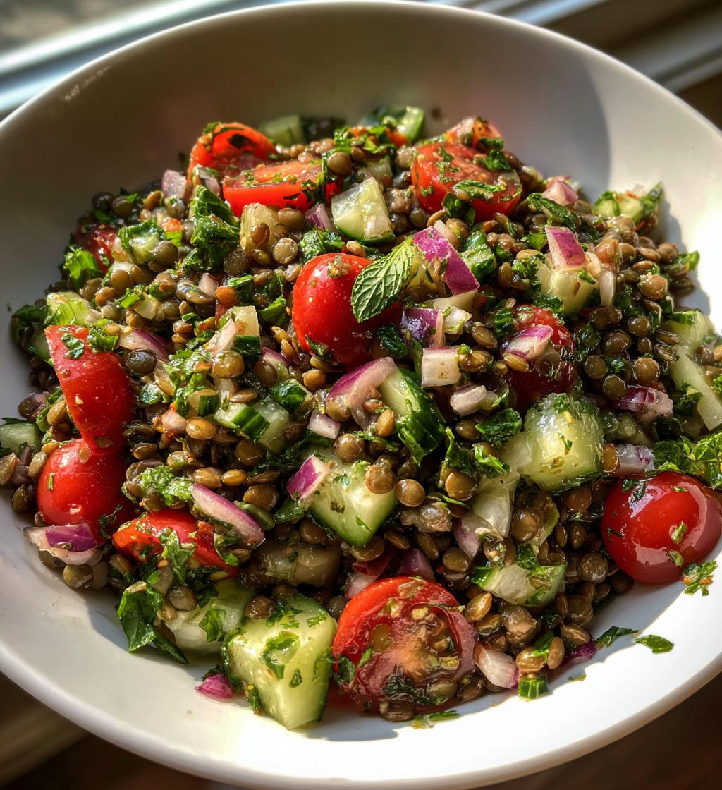 Herbed Lentil Salad