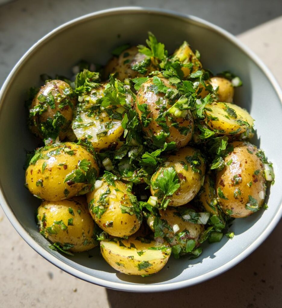Herbed Potato Salad (No Mayo)