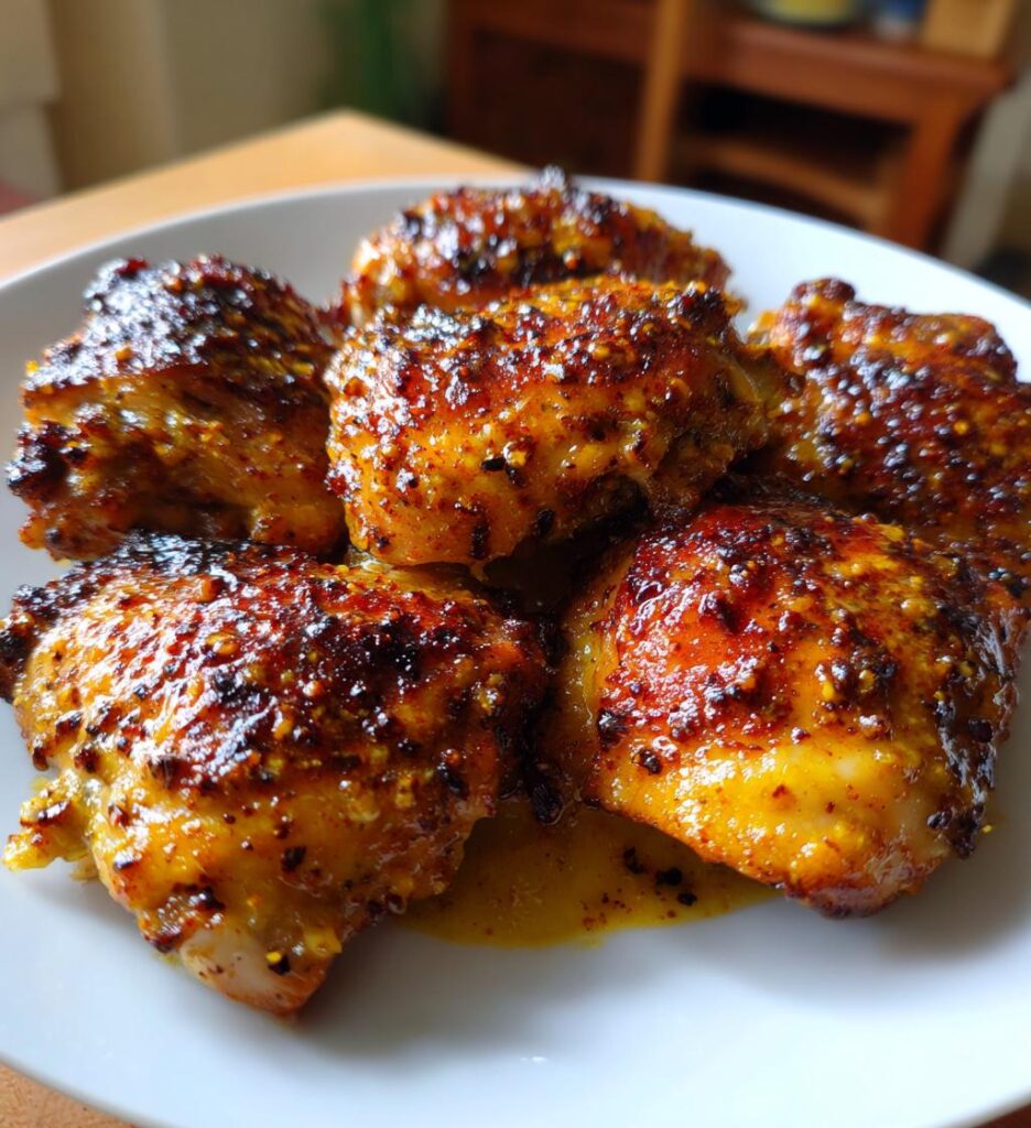 Honey Mustard Chicken Thighs